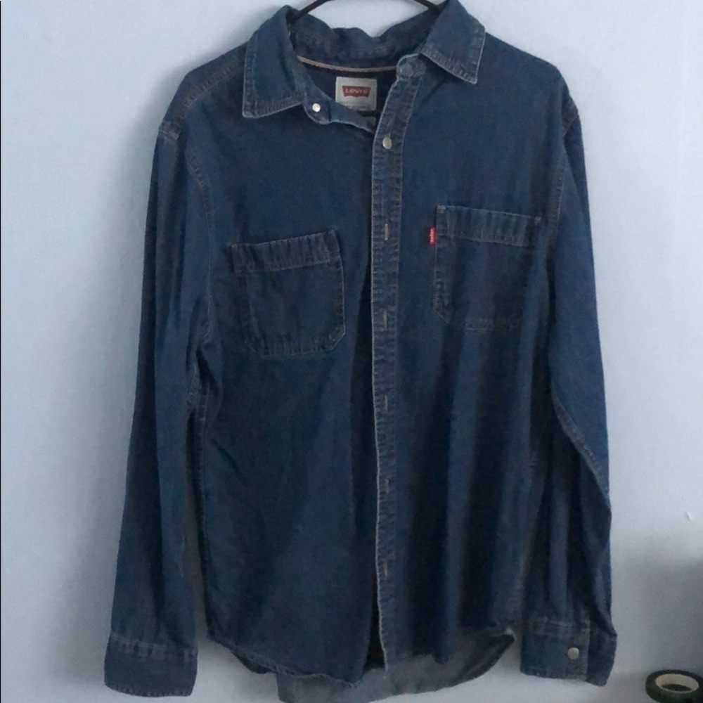 Men’s button down denim shirt